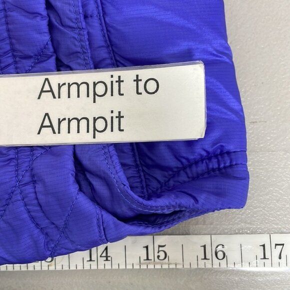 The North Face Lightweight Puffer Vest Blue Pockets Size X Small XS - Picture 14 of 17